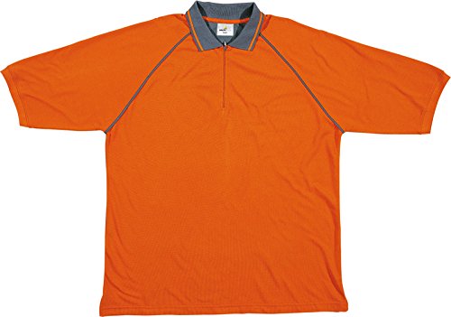 Deltaplus MSPOLORXX Polohemd Aus Baumwolle - Serie Leisure, Orange, Größe XXL von Deltaplus