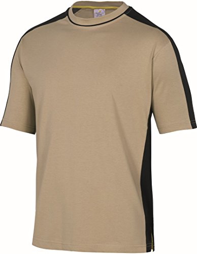 Deltaplus MSTM5BETM Mach Spirit T-Shirt 100% Baumwolle, Beige-Schwarz, Größe M von Deltaplus