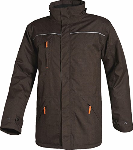 Deltaplus ODDAMAXX Parka Aus Polyester Mit 2 Laminierte Schichten, Braun, Größe XXL von Deltaplus