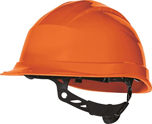 Deltaplus QUARUP3OR Bauhelm Mit Rotor-System, Orange, Größe Einstellbar von Deltaplus