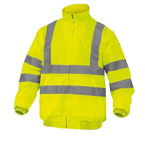 Deltaplus RENHVJAXX Signalblouson Aus Polyester Oxford Mit Pu-Beschichtung, Neongelb, Größe XXL von Deltaplus