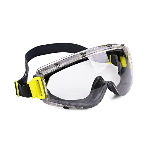 Deltaplus SAJAMIN Polycarbonat-Maskenbrille Klar, Farblos, Größe Einstellbar Deltaplus SAJAMIN Polycarbonat-Maskenbrille Klar, Farblos, Größe Einstellbar von Deltaplus