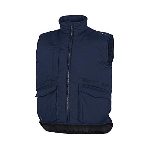 Deltaplus SIER2BMPT Weste Mit Mehreren Taschen Aus Polyester-Baumwolle, Marineblau, Größe S von Deltaplus