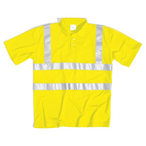Deltaplus SUNLIJAXG Warnschutz Poloshirt Aus Polyester, Neongelb, Größe XL von Deltaplus