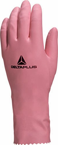 Deltaplus VE210RO06 Geflockter Haushaltshandschuh Aus Latex, Rosa, Größe 6/7 Deltaplus VE210RO06 Geflockter Haushaltshandschuh Aus Latex, Rosa, Größe 6/7 von Deltaplus