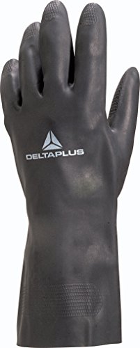 Deltaplus VE510NO09 Schwarzer Neopren-Handschuh Toutravo 510 Lang 38Cm, Schwarz, Größe 9/10 von Deltaplus