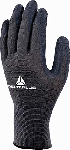 Deltaplus VE630GR07 Feinstrickhandschuh Polyester - Latex-Beschichtete Handfläche, Grau-Schwarz, Größe 07 Deltaplus VE630GR07 Feinstrickhandschuh Polyester - Latex-Beschichtete Handfläche, Grau-Schwarz, Größe 07 von Deltaplus