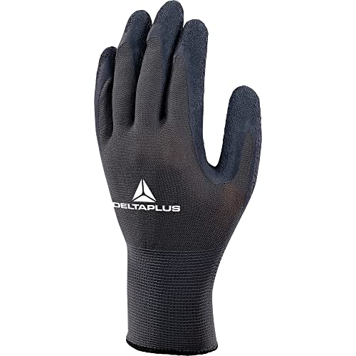 Deltaplus VE630GR09 Feinstrickhandschuh Polyester - Latex-Beschichtete Handfläche, Grau-Schwarz, Größe 09 Deltaplus VE630GR09 Feinstrickhandschuh Polyester - Latex-Beschichtete Handfläche, Grau-Schwarz, Größe 09 von Deltaplus