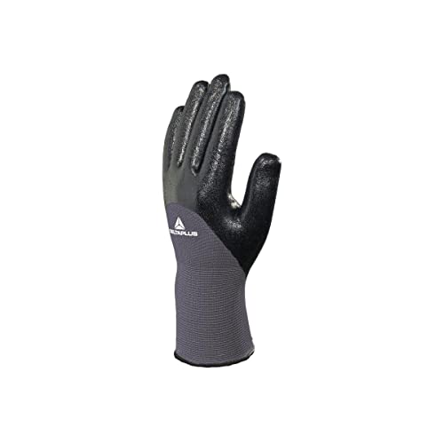 Deltaplus VE71308 Polyamid Feinstrickhandschuh - Nitril- Ganzbeschichtung Auf Handfläche Fingerspitzen Und Handrückens, Schwarz, Größe 08 Deltaplus VE71308 Polyamid Feinstrickhandschuh - Nitril- Ganzbeschichtung Auf Handfläche Fingerspitzen Und Handrückens, Schwarz, Größe 08 von Deltaplus