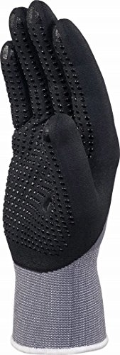 Deltaplus VE729NO10 Feinstrickhandschuh Aus Polyamid Spandex - Beschichtete Handfläche Nitril/Pu - 15Er Teilung, Grau-Schwarz, Größe 10 Deltaplus VE729NO10 Feinstrickhandschuh Aus Polyamid Spandex - Beschichtete Handfläche Nitril/Pu - 15Er Teilung, Grau-Schwarz, Größe 10 von Deltaplus