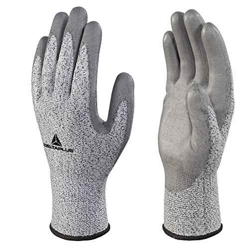 Deltaplus VECUT34GRG308 Feinstrickhandschuh Econocut - Pu-Beschichtete Handfläche - 13Er Teilung - X3 Paare, Grau, Größe 08 Deltaplus VECUT34GRG308 Feinstrickhandschuh Econocut - Pu-Beschichtete Handfläche - 13Er Teilung - X3 Paare, Grau, Größe 08 von Deltaplus