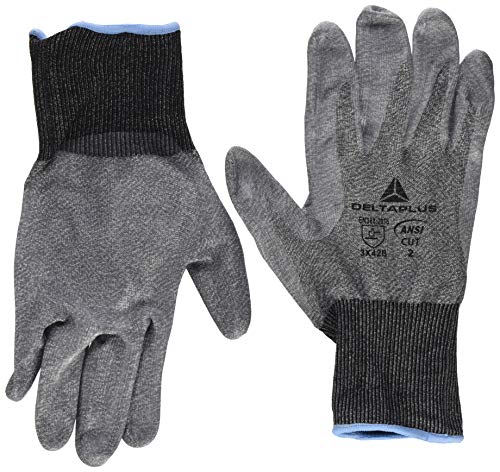 Deltaplus VECUT36GR10 SoftnocutFeinstrickhandschuh - Nitrilbeschichtete Handfläche, Grau, Größe 10 von Deltaplus