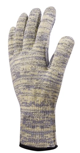 Deltaplus VECUT5610 Heatnocut Feinstrickhandschuh - Noppen Auf Handfläche, Gelb-Grau, Größe 10 von Deltaplus