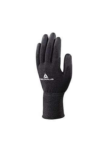 Deltaplus VECUT59NO11 Feinstrickhandschuh Deltanocut+ - Pu-Beschichtete Handfläche, Schwarz, Größe 11 Deltaplus VECUT59NO11 Feinstrickhandschuh Deltanocut+ - Pu-Beschichtete Handfläche, Schwarz, Größe 11 von Deltaplus