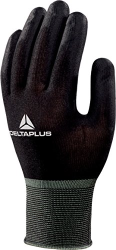 Deltaplus VV702NO07 Feinstrickhandschuh Polyamide - Pu-Beschichtete Handfläche, Schwarz, Größe 07 Deltaplus VV702NO07 Feinstrickhandschuh Polyamide - Pu-Beschichtete Handfläche, Schwarz, Größe 07 von Deltaplus