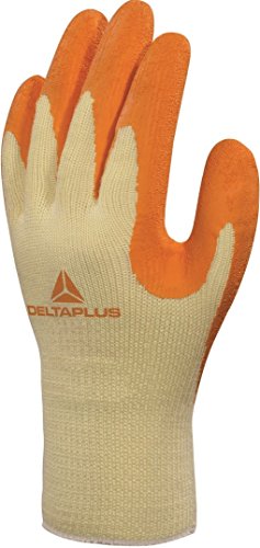 Deltaplus VV791BC08 Antistatischer Polyamid/Kupfer Feinstrickhandschuh, Rostrot-Grau, Größe 08 von Deltaplus