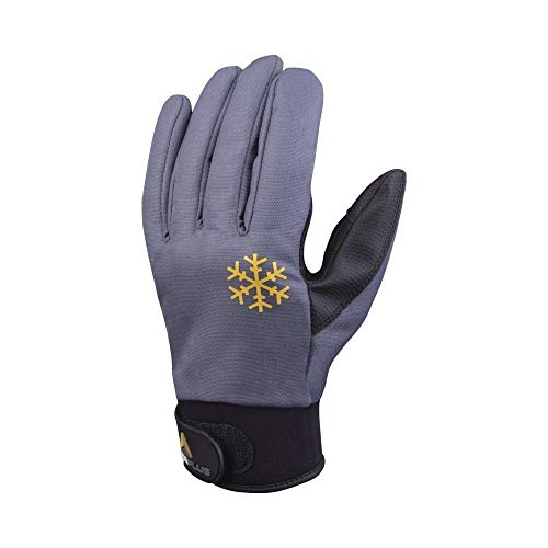 Deltaplus VV903GR09 Strickhandschuh Aus Polyester Mit Pu-Beschichtung Handrücken Und Pu/Polyester Handfläche, Grau-Schwarz, Größe 09 Deltaplus VV903GR09 Strickhandschuh Aus Polyester Mit Pu-Beschichtung Handrücken Und Pu/Polyester Handfläche, Grau-Schwarz, Größe 09 von Deltaplus