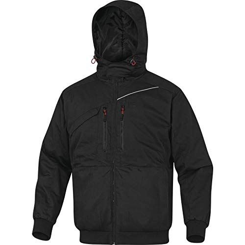 Deltaplus YEMANNRXX Blouson Aus Ripstop Polyester/Baumwolle, Schwarz, Größe XXL von Deltaplus