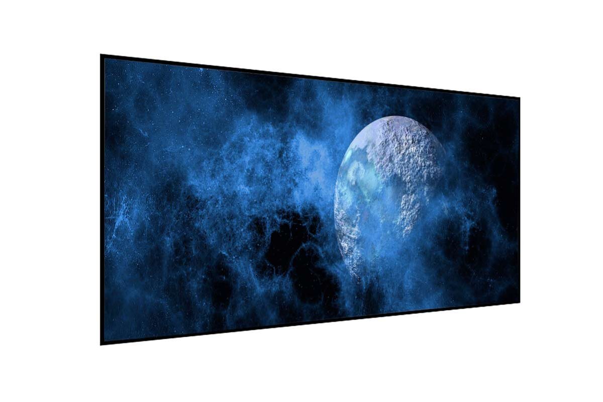 Deluxx Cinema SlimFrame - DARKVISION Motorleinwand (221 x 124cm, 16:9, Gain 0,8) von Deluxx