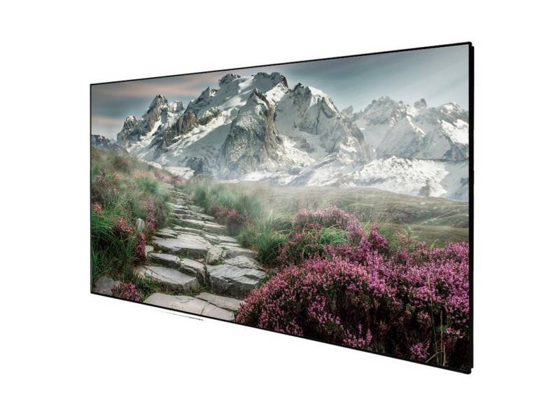 Deluxx Cinema SlimFrame - Soundvision Rahmenleinwand (203 x 114cm, 16:9, Gain 1,1) von Deluxx