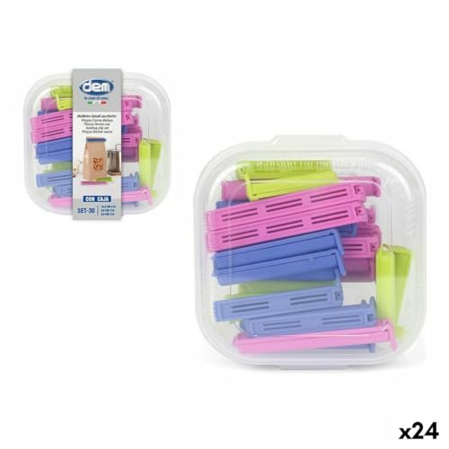 Dem Taschenklammern, 30 Stück, 16 x 16 x 5 cm (24 Stück) (30 Stück) von Dem