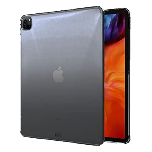Asgens Schwarz Klare Hülle Für iPad Pro 12.9'' 2022, Dünnes Schlank Silikon Sanft TPU Stoßfest Tablette Computer Hülle Für Apple iPad Pro 12.9 Zoll 2022 Modelle A2437 / A2764 / A2766 von Demacia