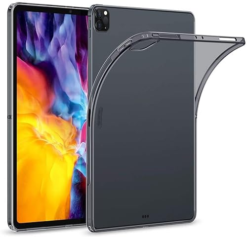 Asgens iPad Pro 11 Zoll Hülle, Schwarz Transparentes Dünnes Silikon Silikon Sanft TPU Stoßfest Tablette Hülle Für Apple iPad Pro 11'' 2018/2020 von Demacia