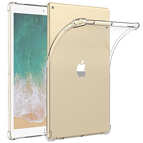 Demacia Asgens Schutzhülle für iPad Pro 12,9 Zoll 2015/2017, aus weichem TPU-Silikon, transparent, für 2015 und 2017, 12,9 Zoll von Demacia