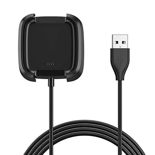 Ladegerät für Fitbit Versa 2 Health & Fitness Smartwatch, 100 cm, Schnelllade-Ersatz, Fitbit Versa 2, USB-Ladekabel, Dock-Ständer (nicht für Fitbit Versa/Versa Se/Versa Lite) von Demark