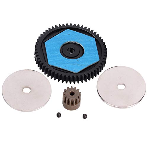 Demeras 56T Sporengetriebe 12T Motorgetriebe Upgrade Zubehör für Axial SCX10 RC Automodell Demeras 56T Sporengetriebe 12T Motorgetriebe Upgrade Zubehör für Axial SCX10 RC Automodell von Demeras