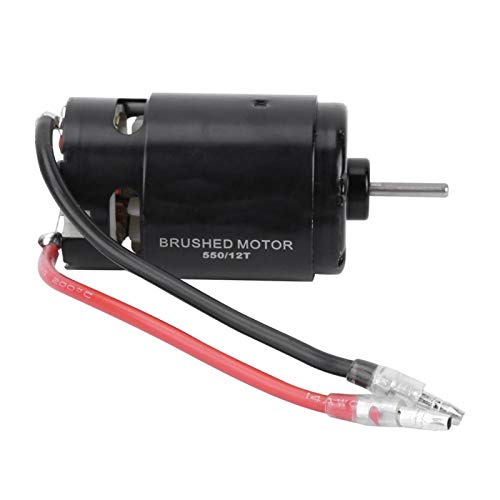 Demeras RC Carbon Brushed Motor 550 12T 21T 27T 35T Strong Brushed Motor für 1/10 RC Model Car(12T) von Demeras