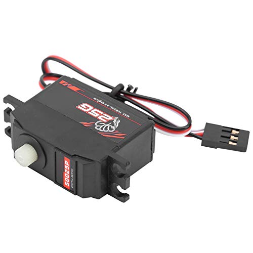Kunststoffgetriebe Servo, hohe Präzision Hohe Betriebseffizienz Digitales Servo Geringer Geräuschpegel Haltbarkeit Geringer Stromverbrauch für RC Auto von Demeras
