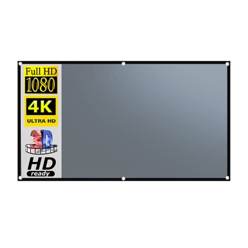 Projektionswand 60 120 Zoll tragbare Faltbare Projektionsvorhang Projektionsfl?che 4 : 3 f¡§1r Outdoor Camping Filme von Demeras