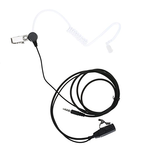 3.5mm Acoustic Air Tube Ohrhörer PTT Headset Anti-Strahlung für Samsung Phone von Demiawaking