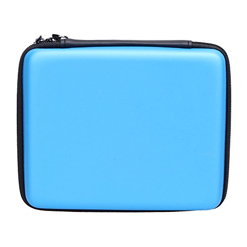 Demiawaking Eva Lagerung Reißverschluss Tasche Schutzhülle Abdeckungs Haut Gehäuse Deckel für Nintendo 2DS (Blau) von Demiawaking