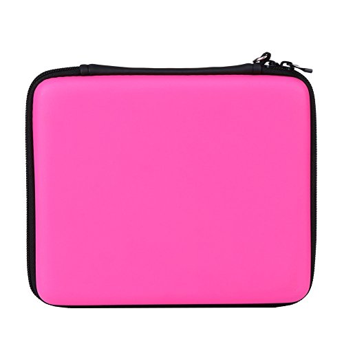 Demiawaking Eva Lagerung Reißverschluss Tasche Schutzhülle Abdeckungs Haut Gehäuse Deckel für Nintendo 2DS (Pink) von Demiawaking