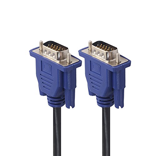 Demiawaking VGA HD 15Pin männlich zu männlichen Laptop Monitor Verlängerung Kabel (1.5M) von Demiawaking