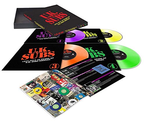 1977-2017-40 Years of UK Subs Singles (4x10" Box) [Vinyl LP] von Demon Records