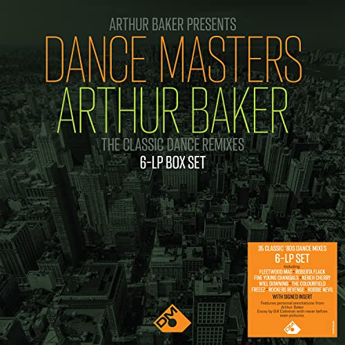 Arthur Baker Presents Dance Masters: Arthur Baker The Classic Dance Remixes - 6LP Boxset, Lift Off Lid Box Set, 16pp Booklet, 140-gram Black Vinyl, Signed insert [Vinyl LP] von Demon Records