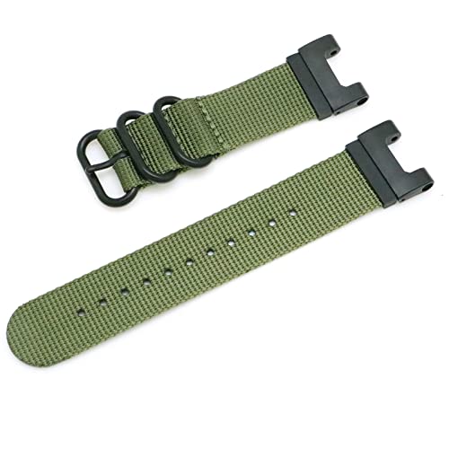 Demupai Armband Kompatibel mit Amazfit T-Rex A1918, Nylon atmungsaktiv Ersatzarmband, Sport Uhrenarmband für Amazfit T-Rex Pro (Armeegrün) von Demupai