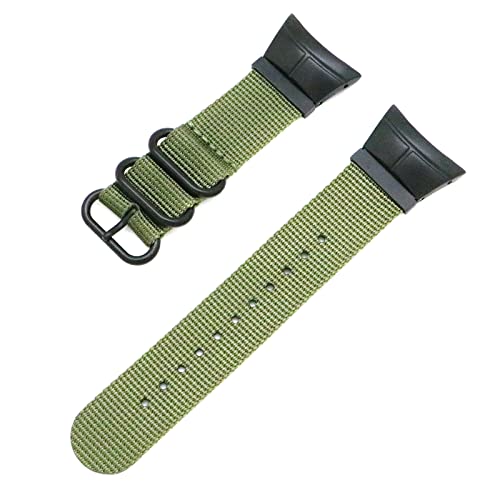 Demupai Armband Kompatibel mit Suunto Spartan Ultra, Nylon atmungsaktiv Ersatzarmband, Sport Uhrenarmband für Spartan Ultra (Armeegrün) von Demupai