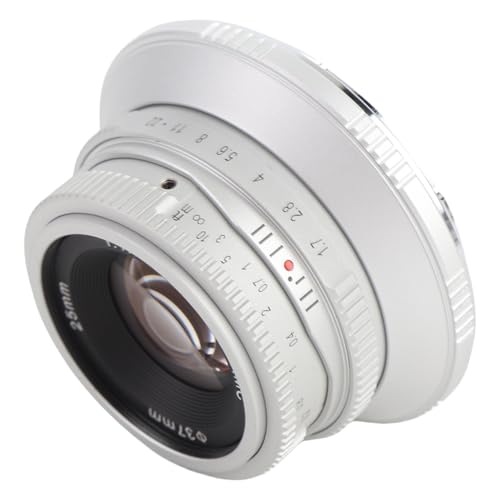 25mm F1.7 Prime Objektiv, Manuelles Fokus, Porträt- und Landschaftsfotos, Bokeh -Effekt, Retro -Eleganz, Nahaufnahmedetails für Z50 ZFC Z30 Z6 Z7 Z9 Z8, äquivalente Brennweite von Denash