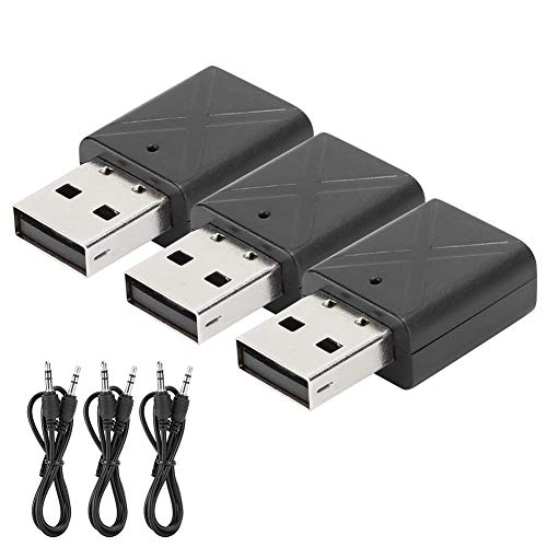 Bluetooth-Empfänger Sender, 3PCS KN320 Bluetooth 5.0 Empfänger/Sender Drahtloser Audio-Adapter für Computer Home Stereo-Kopfhörer Bluetooth-Empfänger Sender, 3PCS KN320 Bluetooth 5.0 Empfänger/Sender Drahtloser Audio-Adapter für Computer Home Stereo-Kopfhörer von Denash