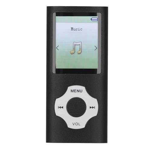 Bluetooth-MP3-Player, Ultraflacher MP3-MP4-Player, Tragbarer Musik-Player mit 16 GB Kleiner Speicherkarte, Digitaler Musik-Player mit Rauschunterdrückung für Kinder und von Denash