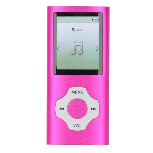 Bluetooth-MP3-Player, Ultraflacher MP3-MP4-Player, Tragbarer Musik-Player mit 16 GB Kleiner Speicherkarte, Digitaler Musik-Player mit Rauschunterdrückung für Kinder und von Denash