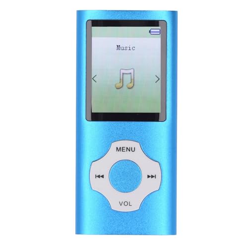 Bluetooth-MP3-Player, Ultraflacher MP3-MP4-Player, Tragbarer Musik-Player mit 32 GB Kleiner Speicherkarte, Digitaler Musik-Player mit Rauschunterdrückung für Kinder und von Denash