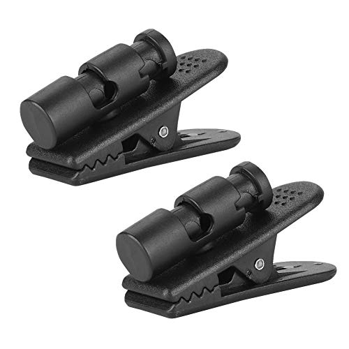 Denash 2 STÜCKE Schwarz Kopfhörer Headset Kopfhörer Ohrhörer Große Clip Clamp Denash 2 STÜCKE Schwarz Kopfhörer Headset Kopfhörer Ohrhörer Große Clip Clamp von Denash