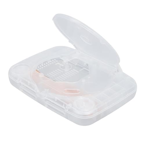 Denash Transparentes Weiß PS1 Retro-Konsolen-Gehäuseabdeckung, SCPH 001, 101, 102, 103, Alle Versionen (Einfarbig, Modern, ABS) von Denash