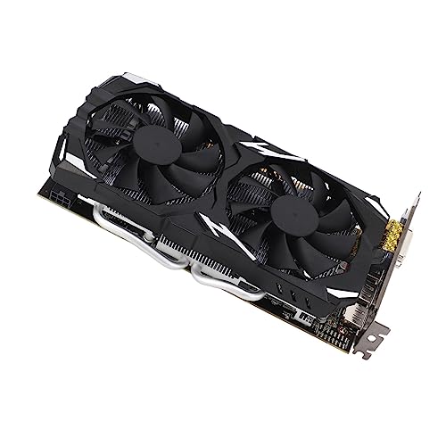 Denash RX 580-Grafikkarte, Gaming-Grafikkarte 16 PCI Express 3.0 256 Bit, Unterstützt 8K, 2 Lüfter für PC für Zuhause von Denash