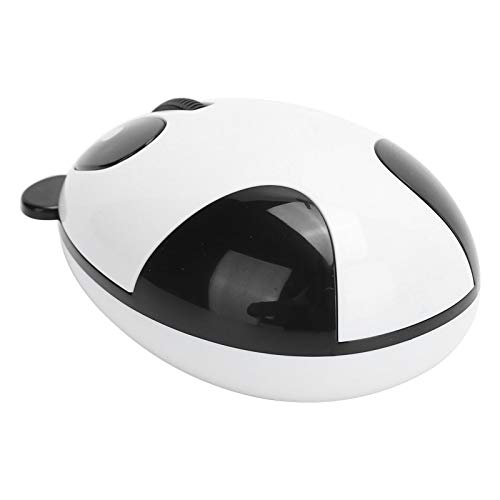 Denash Wiederaufladbare drahtlose Maus, 2,4 GHz drahtlose optische Panda-Computermaus Leise ergonomische USB-Cartoon-Computermaus für Win/OS X/Linux/Andriod/IOS von Denash